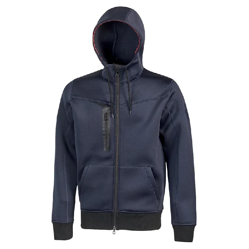 Savings Bonanza U-Power Tasty Full Zip Fleece Scuba Jersey Hooded Sweatshirt