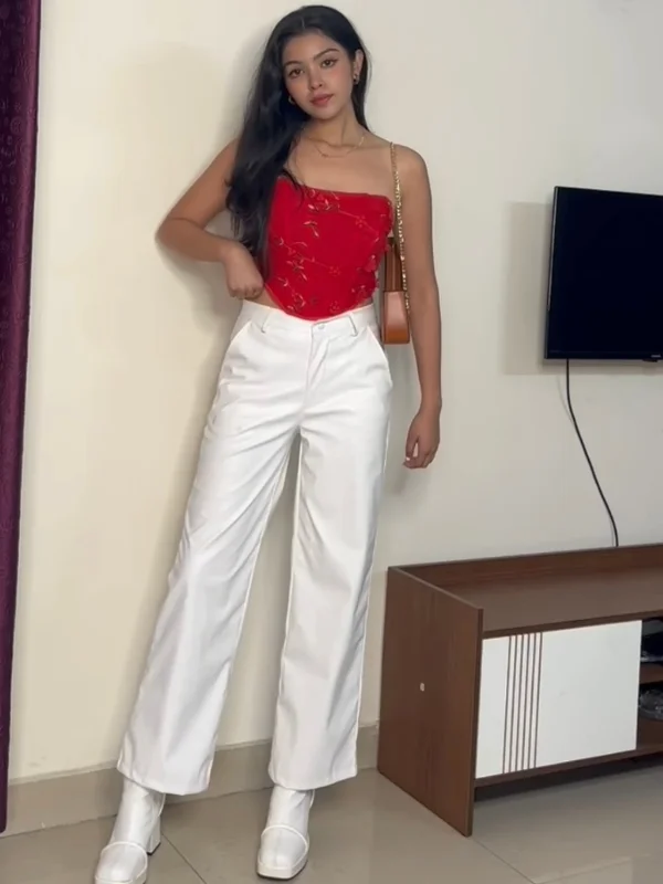 Weekend Offers That Delight Bronx PU pants White