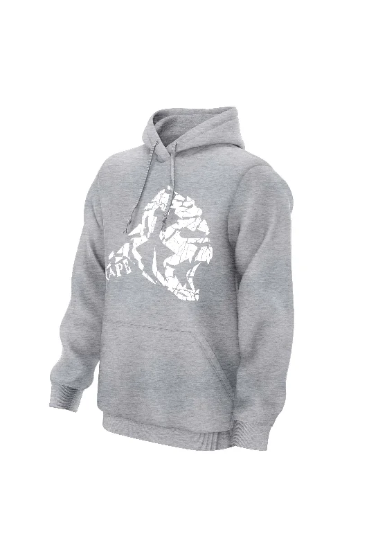 Buy More, Save More XAPE Cracked Earth Hoodie - Grey Marl