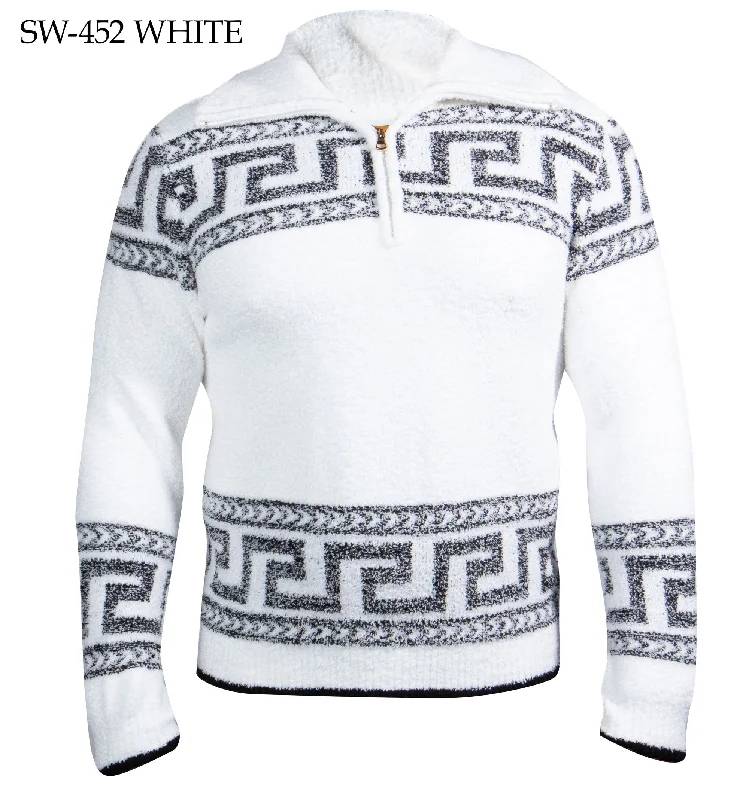Early Access 1/4 Zip Wide Collar Sweater