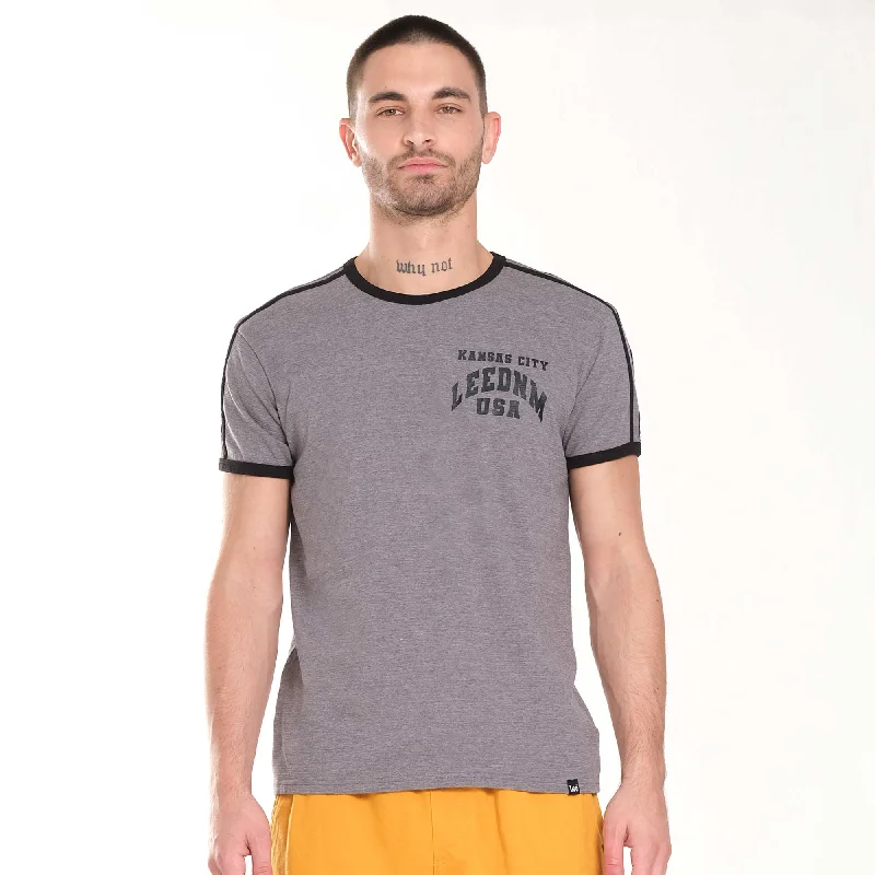 Blowout Sale MENS' ROUND NECK RINGER TEE