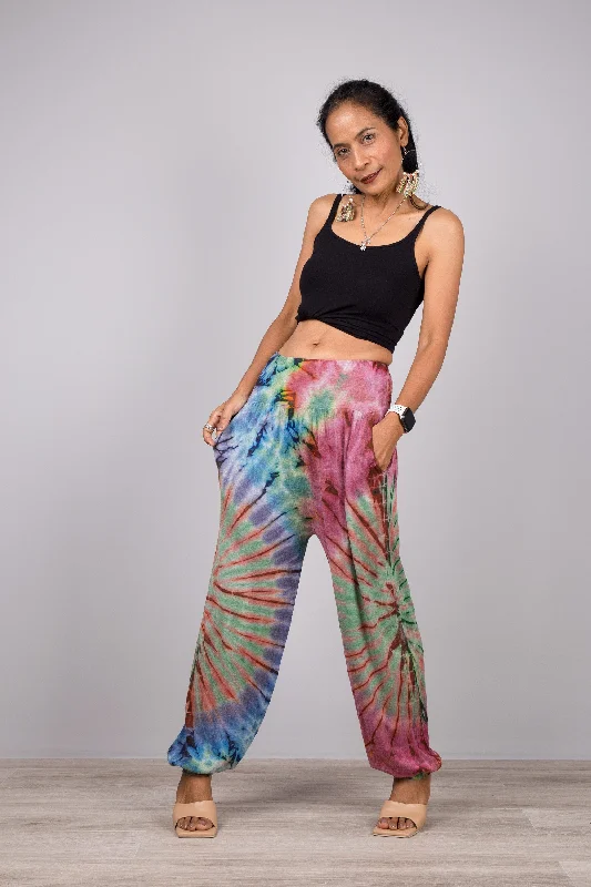 Weekend Savings Fiesta Blue Tie Dye pants
