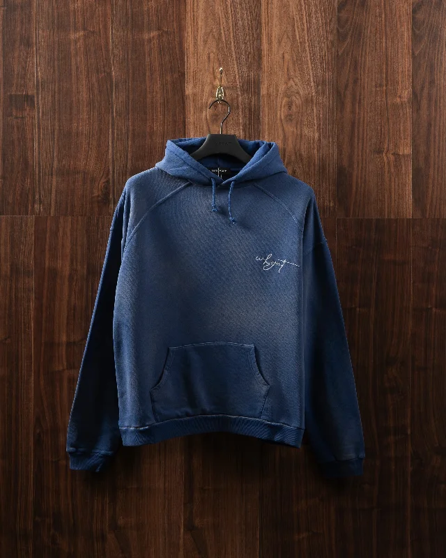 Super Sale WHYAT HOODIE SPRAYED BLUE
