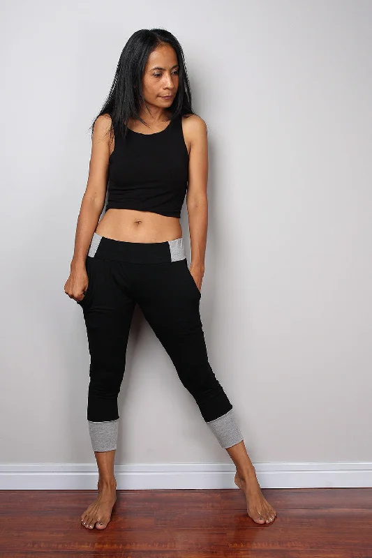 Year-End Deals Black and grey yoga pants