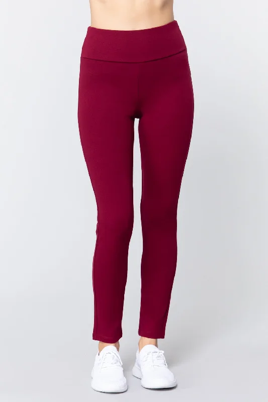 Exclusive Offer Waist Band Long Ponte Pants