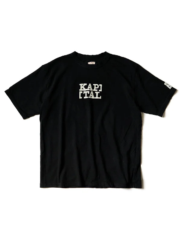 Weekend Bargains Galore Kapital 20/ Rookie Crew Tee (BRACKETS KAP) - Black