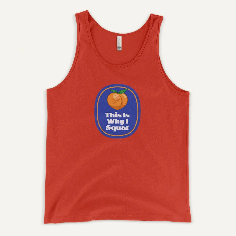 Crazy Savings This Is Why I Squat Peach Men’s Tank Top