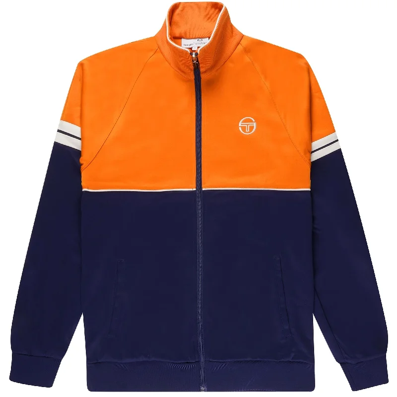 Time-Limited Offer Sergio Tacchini Men's Orion Track Top Marmalade Orange
