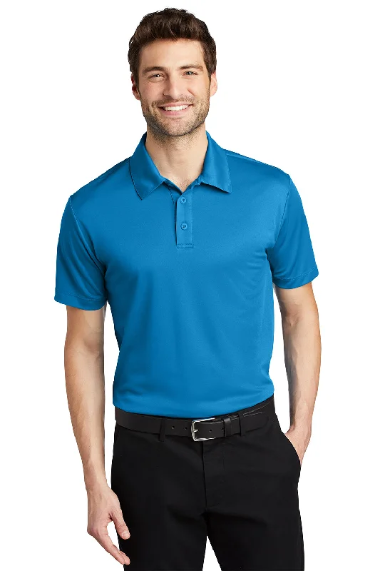 Online Exclusive Port Authority Mens Silk Touch Performance Moisture Wicking Short Sleeve Polo Shirt - Brilliant Blue Online Exclusive Port Authority Mens Silk Touch Performance Moisture Wicking Short Sleeve Polo Shirt - Brilliant Blue