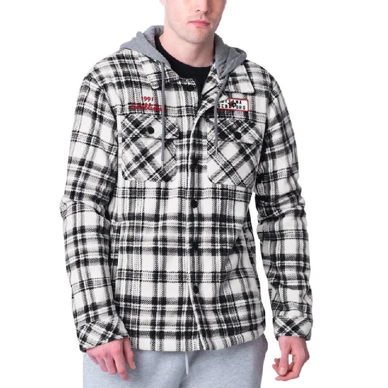 Quick Sale Pickoff Fleece Hooded Shirt Jacket (G-III)