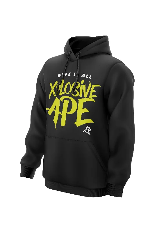 Price Slash XAPE Alpha Charge Hoodie - Black