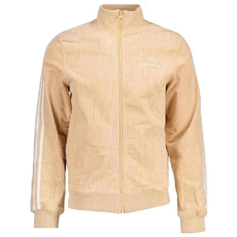 Last Chance Sergio Tacchini Men's Edgar Corduroy Track Top Latte