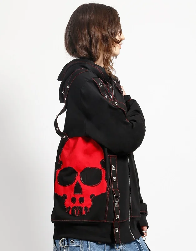 Daily Deals SCARE HOODY RED