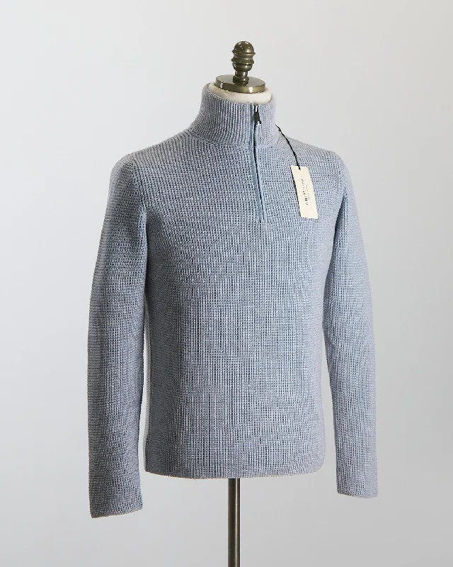 Weekend Specials to Grab Quarter Zip Waffleknit Alpine Sweater