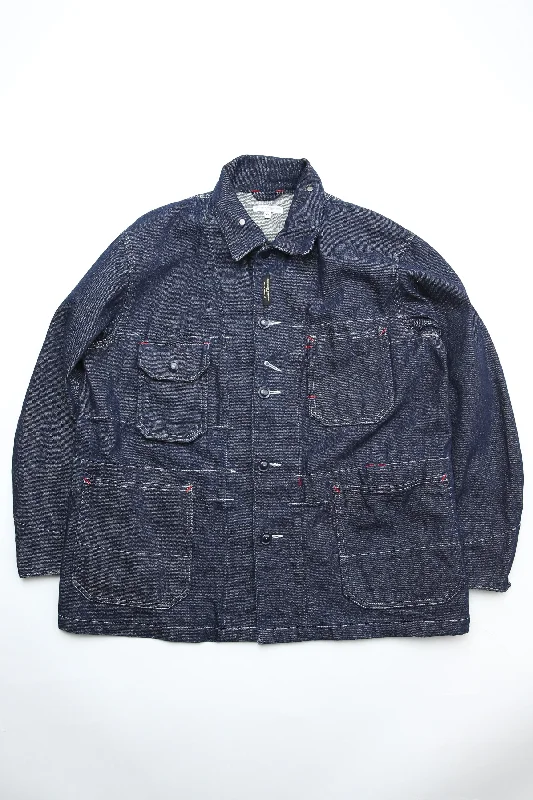 Special Discount Engineered Garments X Totem FU Over Coverall Jacket - Indigo 12oz Denim