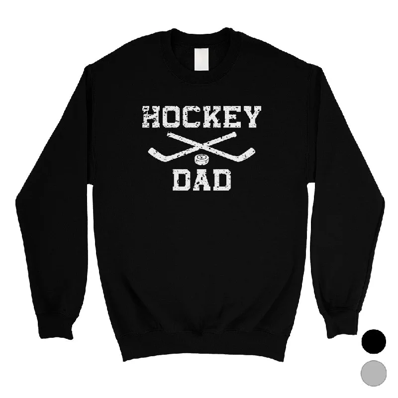 Price Meltdown Hockey Dad Mens/Unisex Fleece Sweatshirt Appreciative Cool Dad Gift