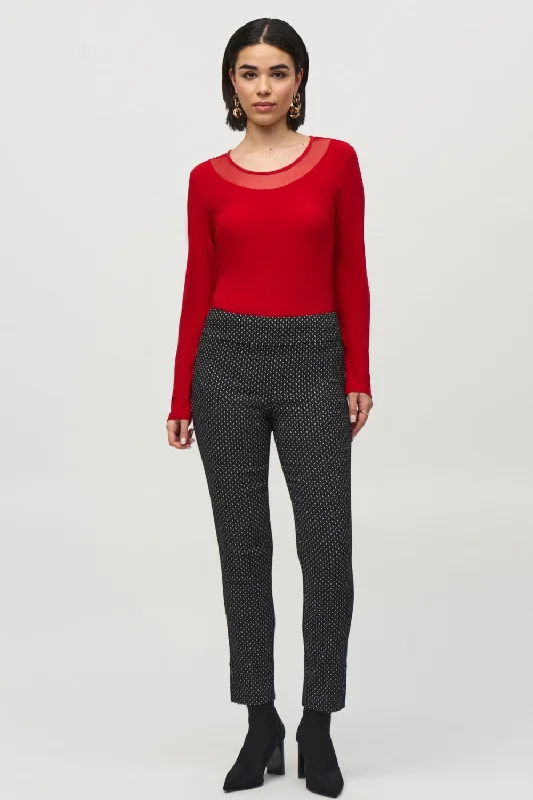 Early Access Joseph Ribkoff Pant 244140 Black/White