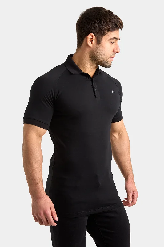 Special Savings Athletic Fit Polo Shirt in Black