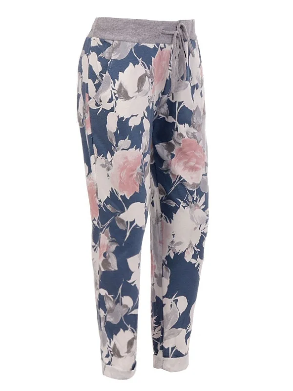 Weekend Bargains Await You Italian Floral Print Jogger (3 colours up to size 20)
