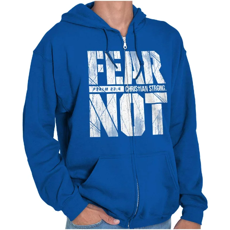 Steal Deal Fear Not Psalm 23:4 Zip Hoodie