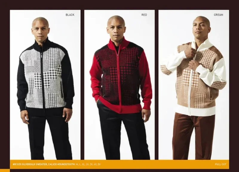 New Arrival SilverSilk | Full Zip Sweater | 81025