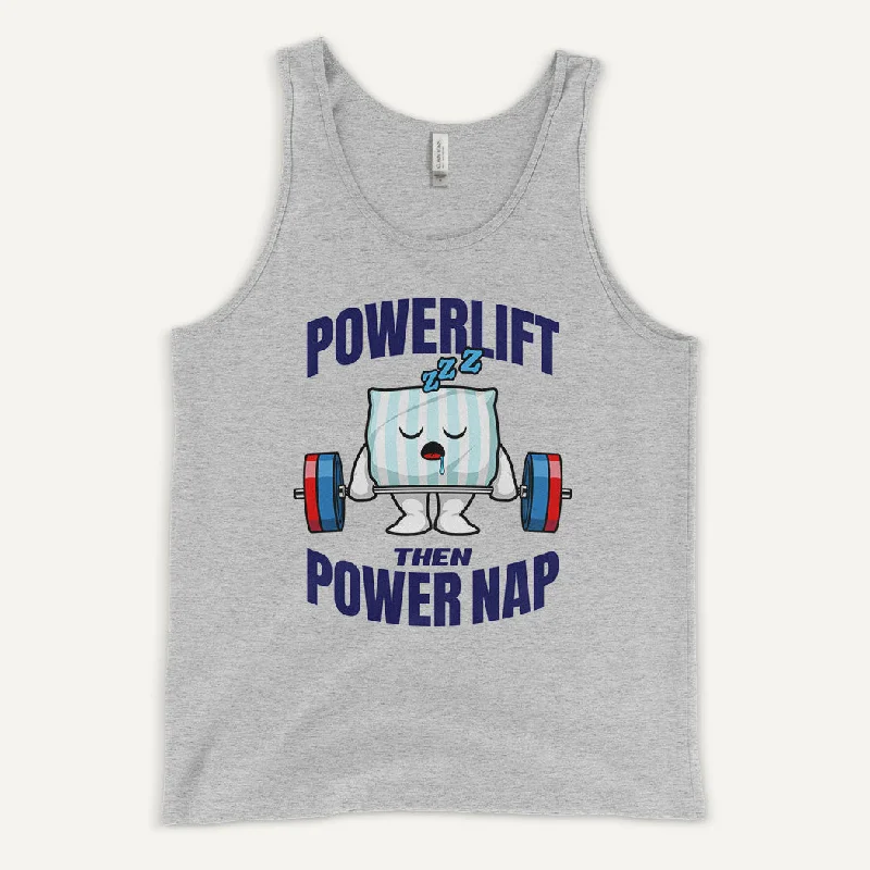 Epic Value Powerlift Then Power Nap Men’s Tank Top