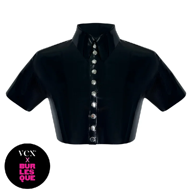 Weekend Deal Cropped Dress Shirt