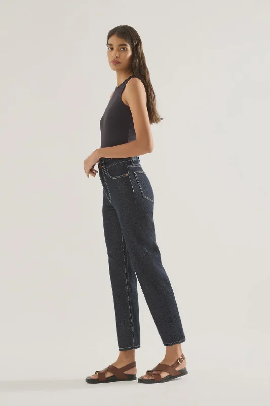 Hot Buy Zoe High Straight Crop - Rinse