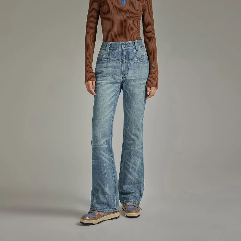 Weekend Offers That Shine Semi Bootcut Denim Pants