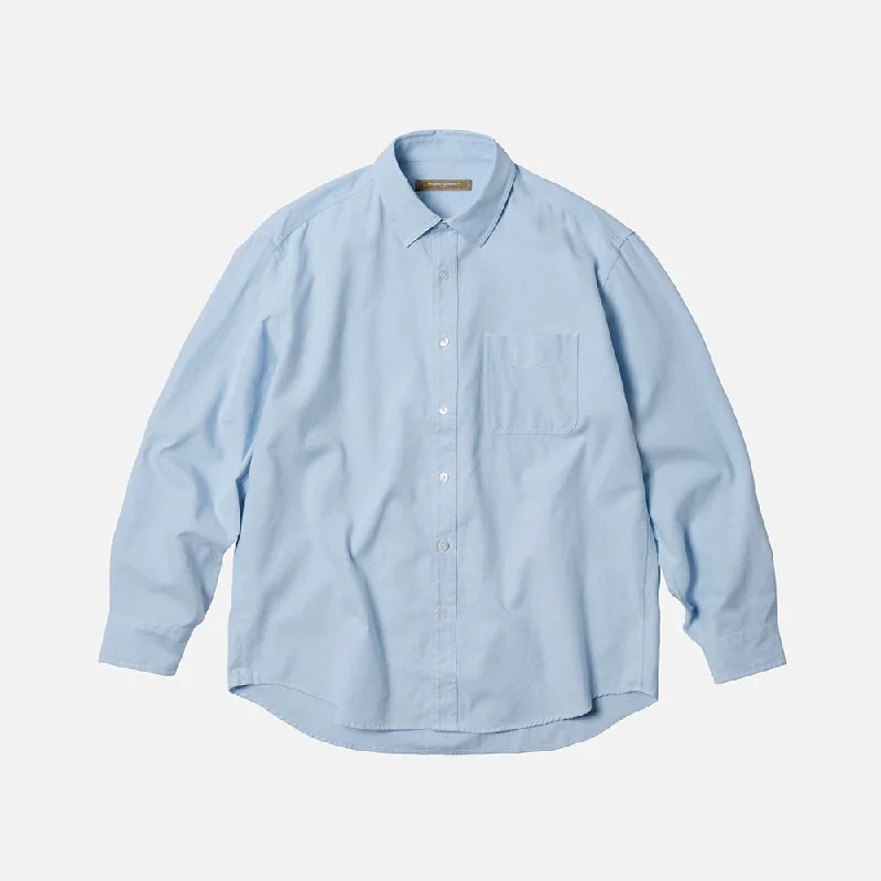 Hurry In FrizmWorks OG Oxford Oversized Shirt - Blue