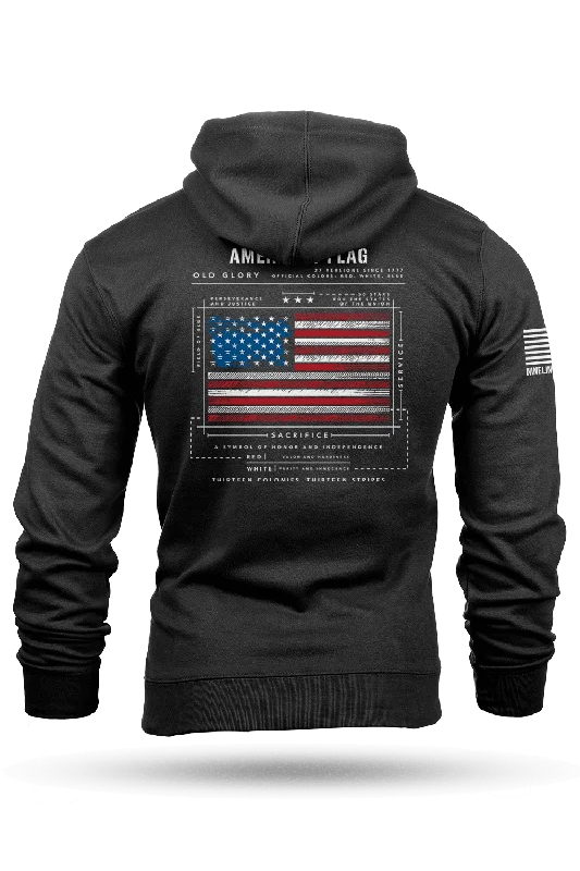 Price Fest American Flag Schematic - Hoodie