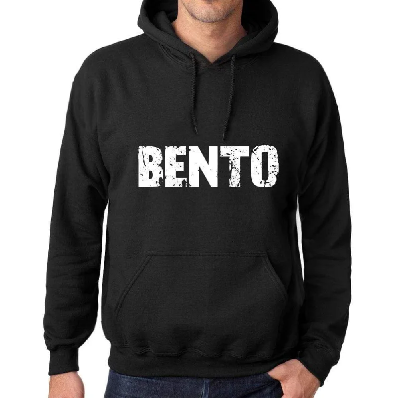 Great Bargains Men's Women's Unisex Printed Graphic Cotton Hoodie Soft Heavyweight Hooded Sweatshirt Pullover Popular Words BENTO Deep Black Great Bargains Men's Women's Unisex Printed Graphic Cotton Hoodie Soft Heavyweight Hooded Sweatshirt Pullover Popular Words BENTO Deep Black