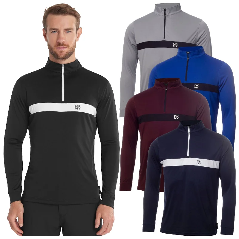 Reduced Price DKNY Mens Tournament Half Zip