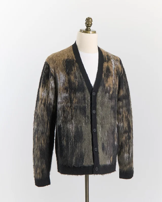 Online Exclusive Long Sleeve Multi-Color Jacquard Cardigan