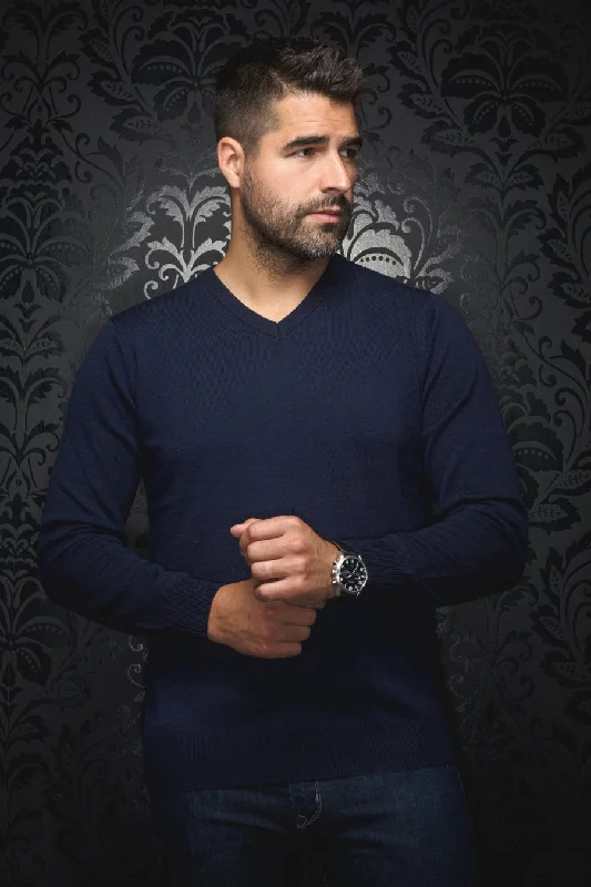 Weekend Deals That Wow Au Noir® Sweaters | Saxony Navy