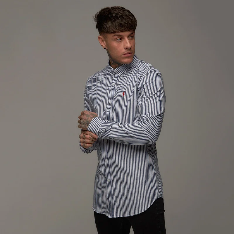 Weekend Special Father Sons Classic Navy White Stripe Long Sleeve (Red Emblem) - FS244 (LAST CHANCE) Weekend Special Father Sons Classic Navy White Stripe Long Sleeve (Red Emblem) - FS244 (LAST CHANCE)