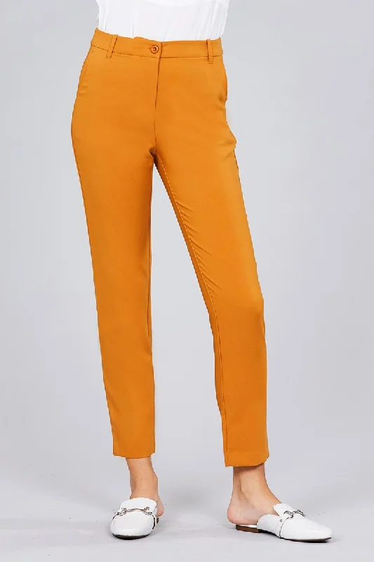 Weekend Shopping Bliss Seam Side Pocket Classic Long Pants