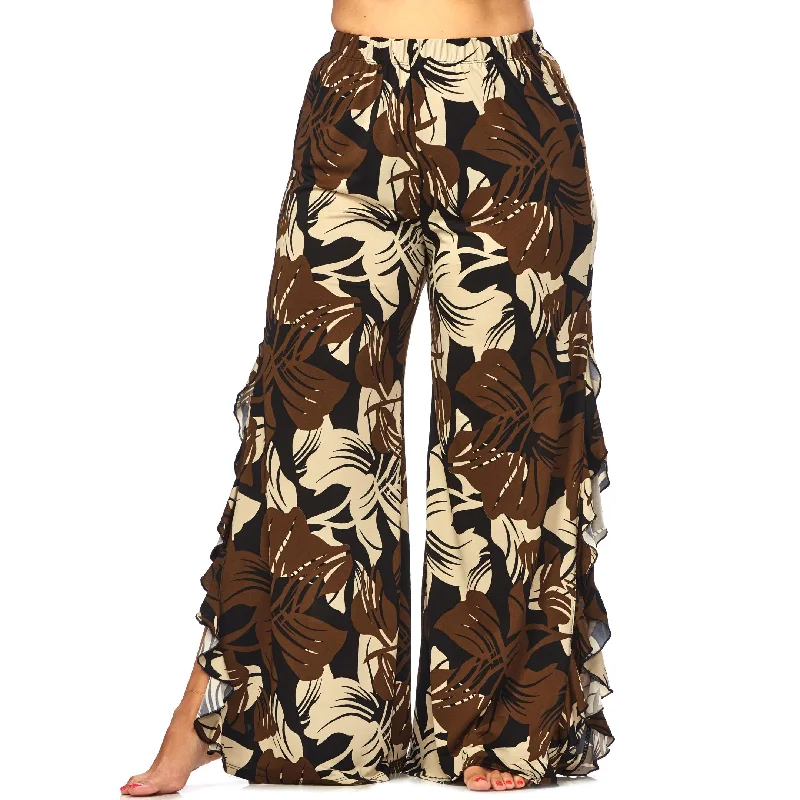 Floral - Brown/Taupe