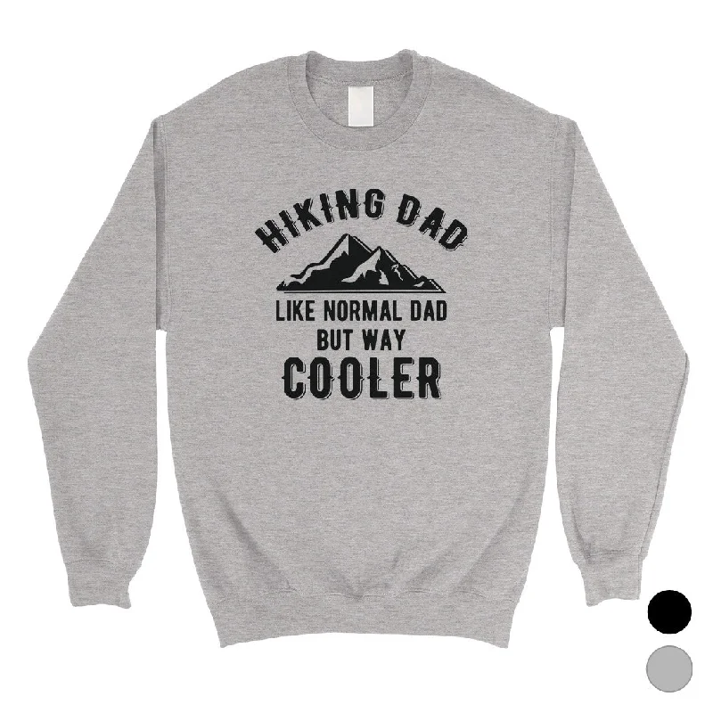 Massive Savings Hiking Dad Mens/Unisex Fleece Sweatshirt Charming Thoughtful Gift