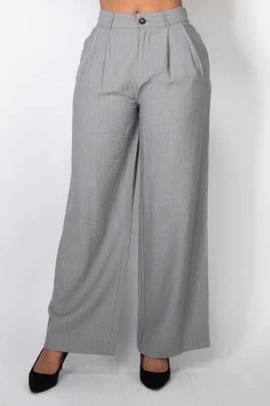 Weekend Savings Galore High-rise Stripe Wide Leg Pants