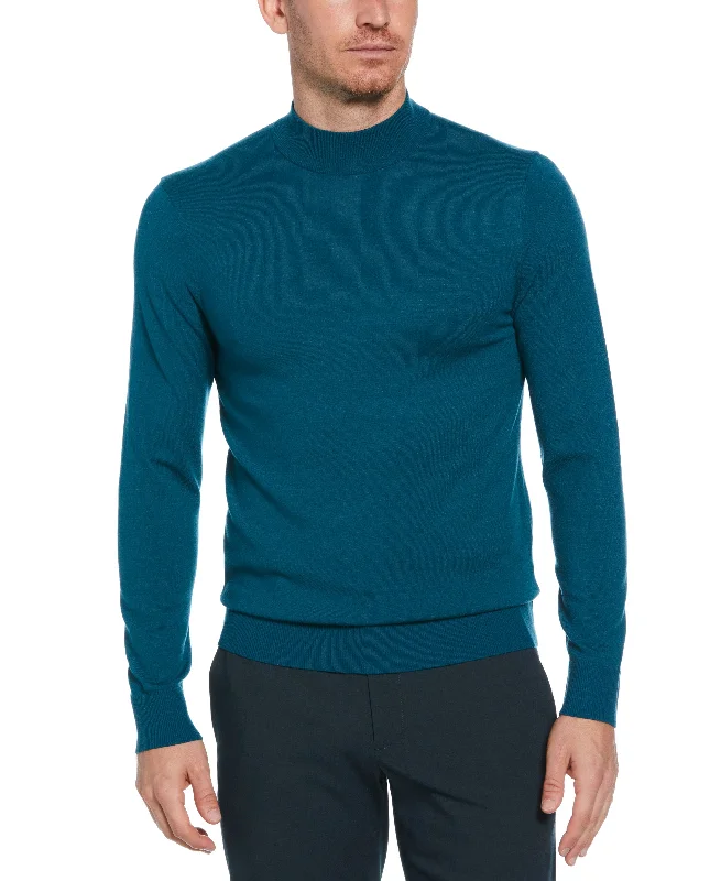 Weekend Specials to Snag Tech Knit Mock Neck Pullover Sweater