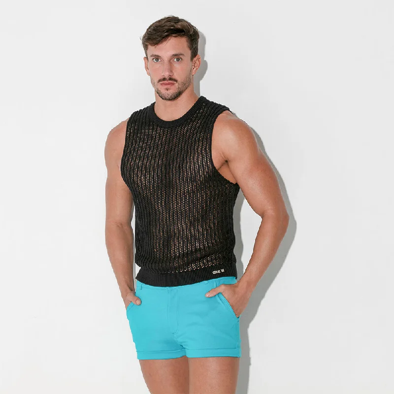 Price Drop Code 22 knit muscle tank 7000 black