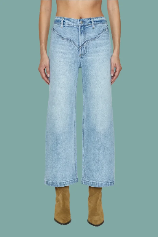 Weekend Specials to Enjoy Lana Crop Western High Rise Ultra-Wide Leg Jean - Saint Vincent