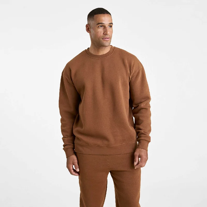 Super Savings Men's Classic Crewneck Sweatshirt | Chocolate