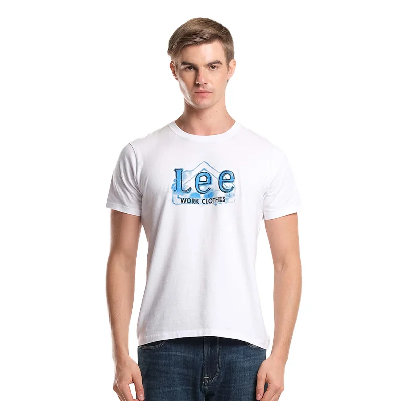 Shop and Save MENS' ROUNDNECK LEE PRINT TEE
