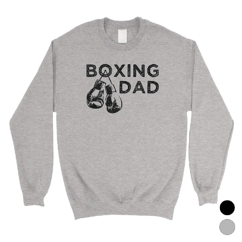 Special Buy Boxing Dad Mens/Unisex Fleece Sweatshirt Confident Cool Hardworking