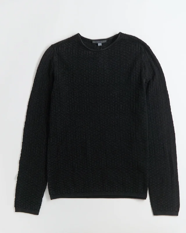 Mega Sale Riley Long Sleeve Textured Crew With Vintage Wash