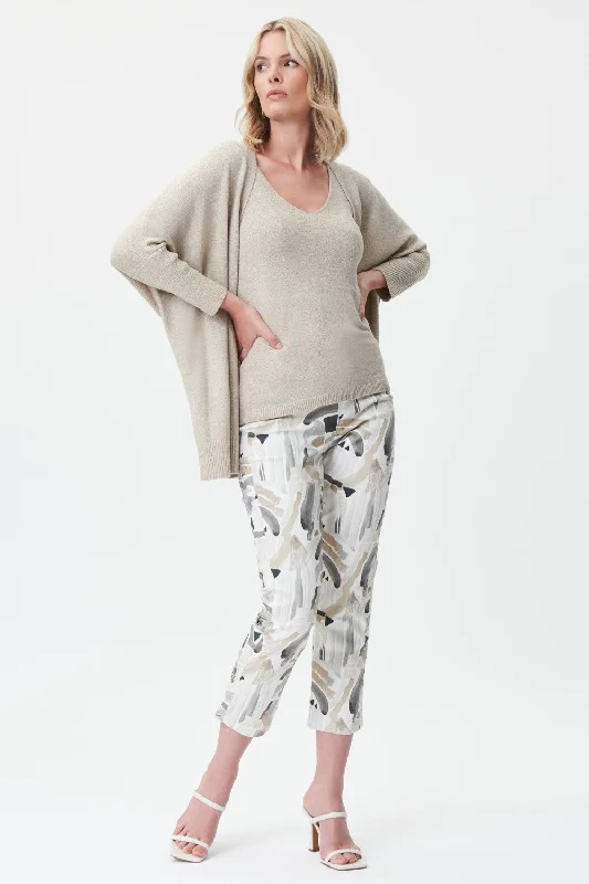 Weekend Savings Bonanza Joseph Ribkoff Cropped Jeans 232913 Vanilla/Multi