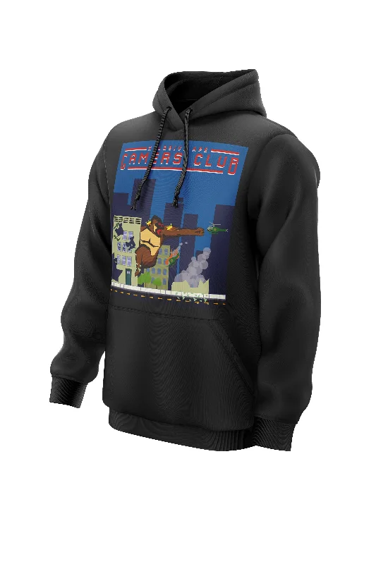 Price Cut XAPE Rampage Gamer Hoodie - Black