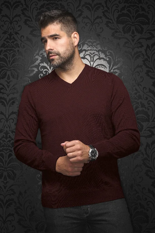 Weekend Sale: Don't Miss Out Au Noir® Sweaters | Saxony Burgundy